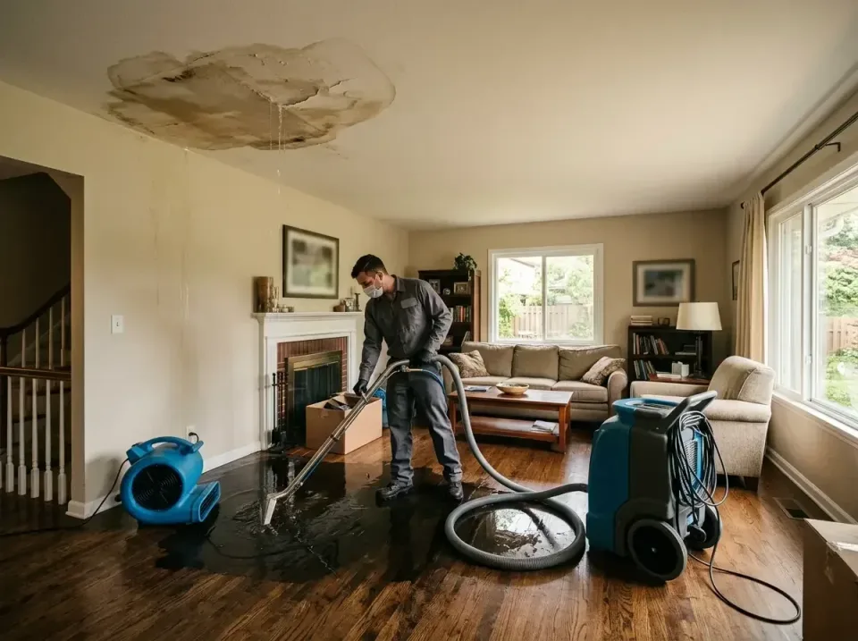 attic-pipe-burst-ceiling-drip-008 — frequently asked questions, Water Damage Restoration & Carpet Care in Sikeston, MO